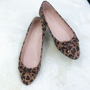 [SOLD] Stuart Weitzman Gabby Bow Flat (Cheetah)